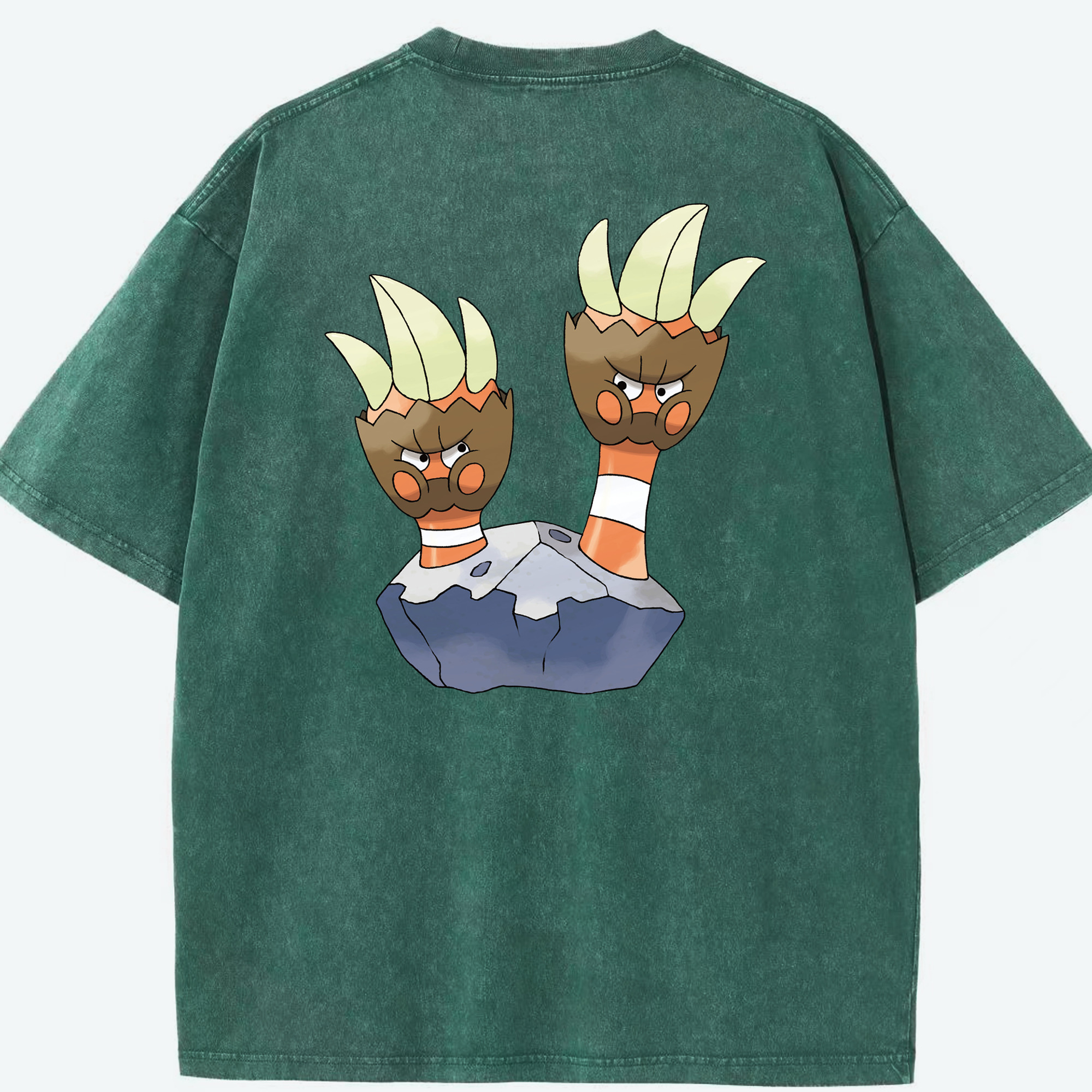 （画像用） ポケットモンスター Pokémon 綿100% ヴィンテージ風 半袖Tシャツ（背面プリント）